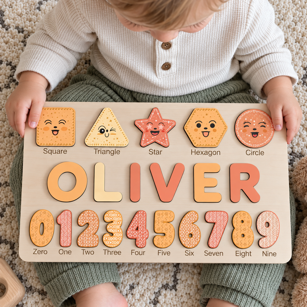 Custom Name Puzzle Personalized Baby Gift