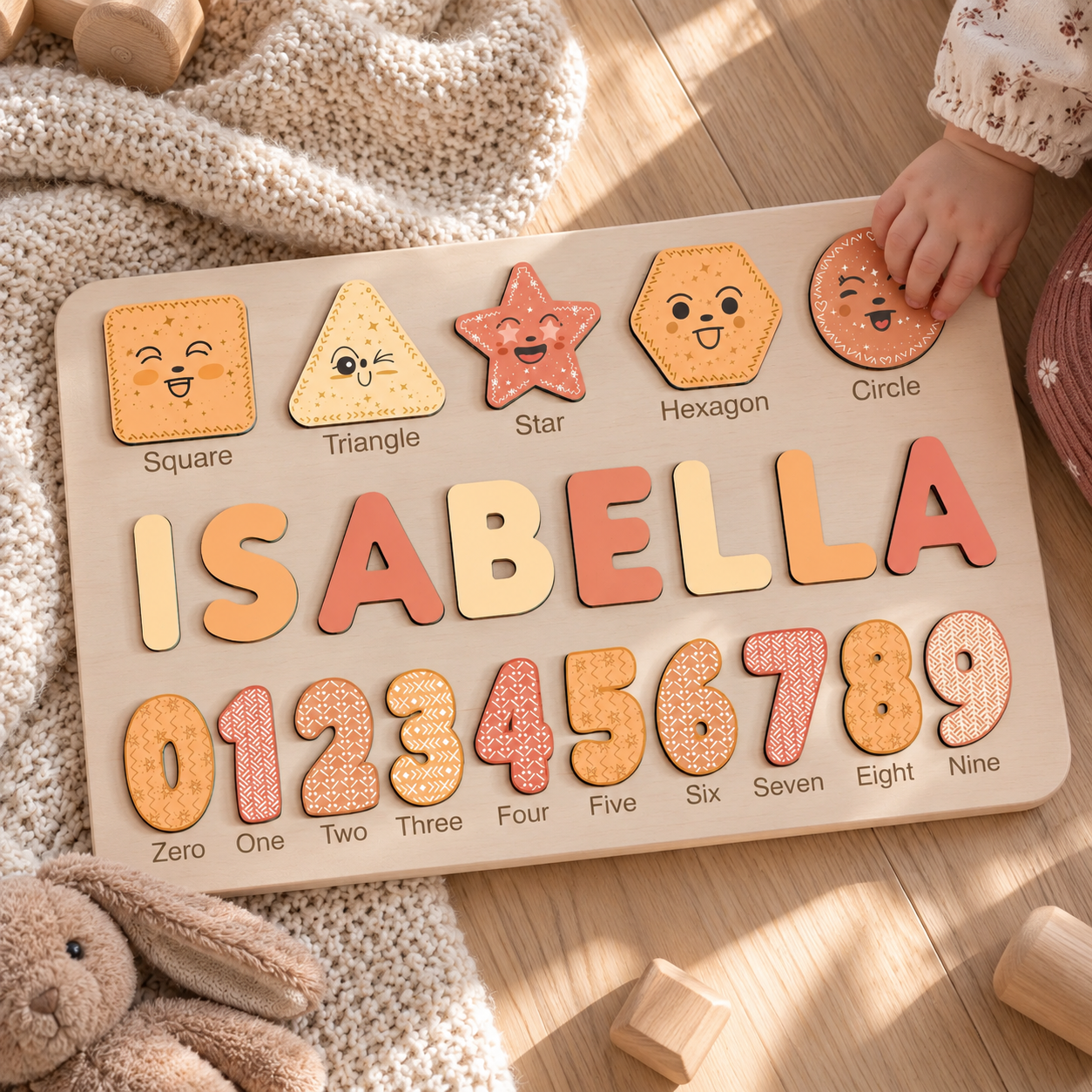 Custom Name Puzzle Personalized Baby Gift