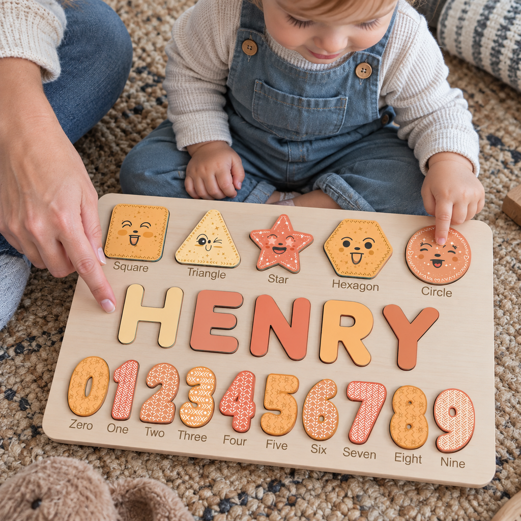 Custom Name Puzzle Personalized Baby Gift