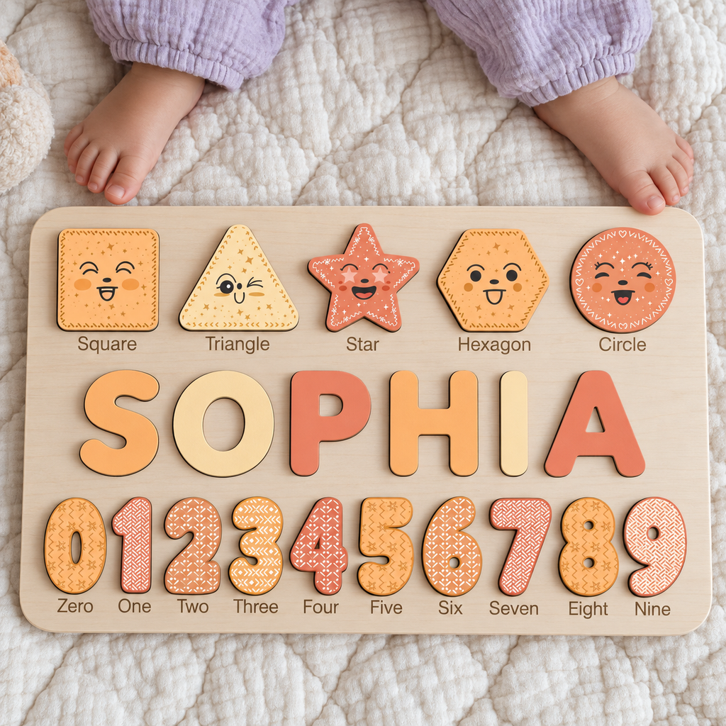 Custom Name Puzzle Personalized Baby Gift