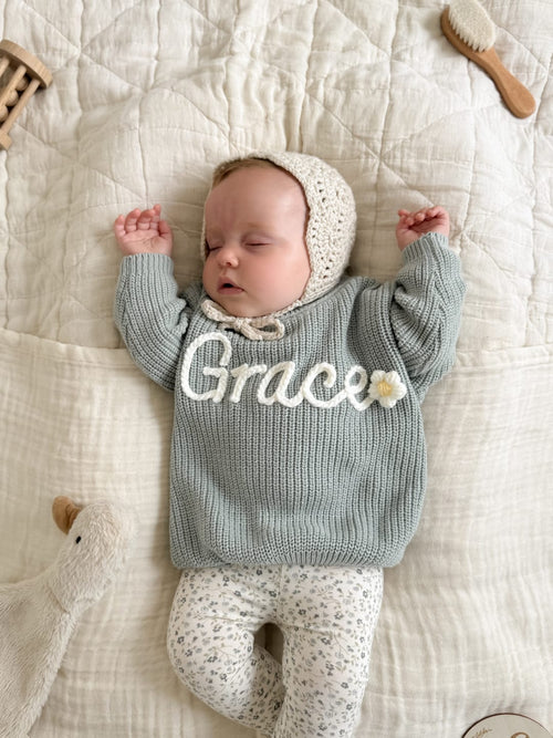 A little sweater  A name you love.