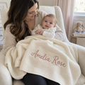 Custom Embroidered Cotton Baby Blanket