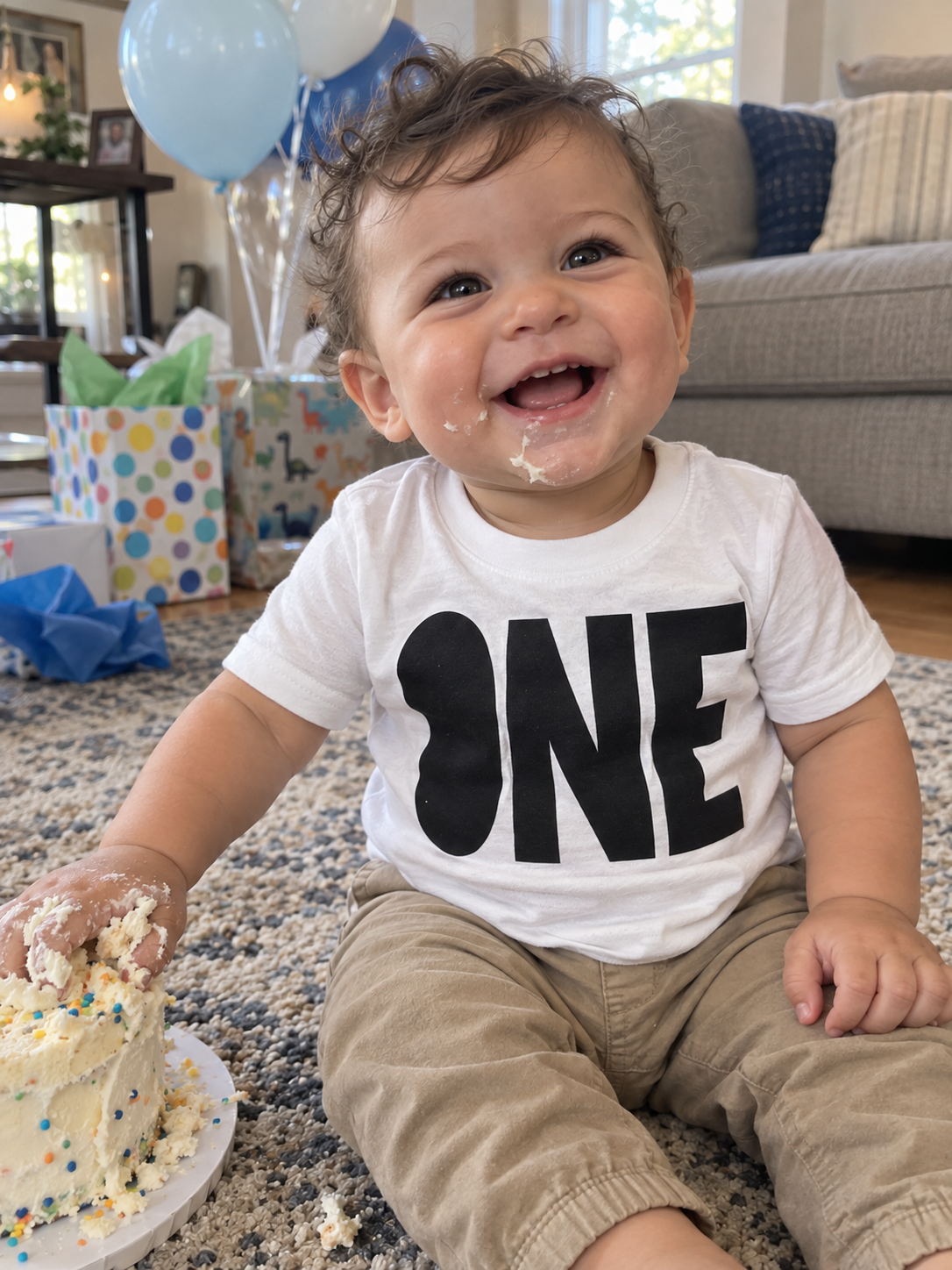 From fitting in your arms to reaching for the cake