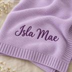 Custom Embroidered Cotton Baby Blanket