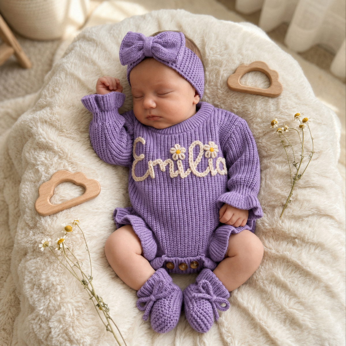 Personalized Baby Romper Newborn Outfit