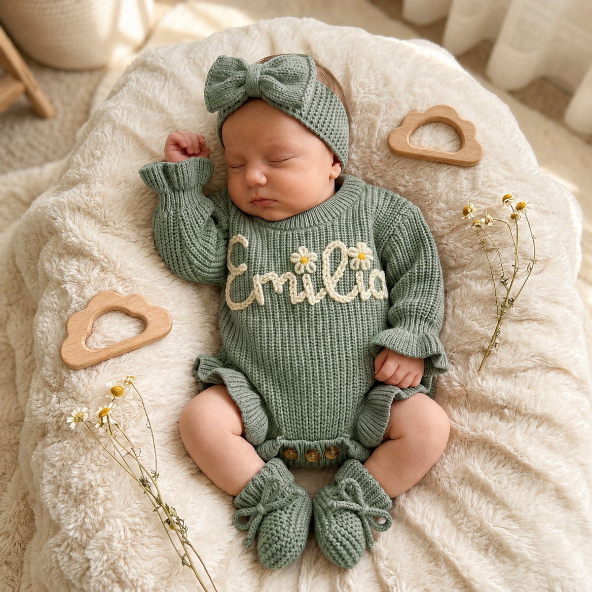 Personalized Baby Romper Newborn Outfit