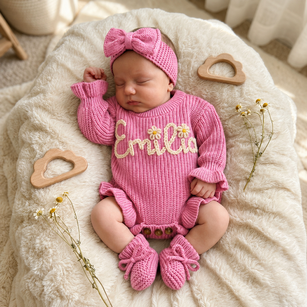 Personalized Baby Romper Newborn Outfit