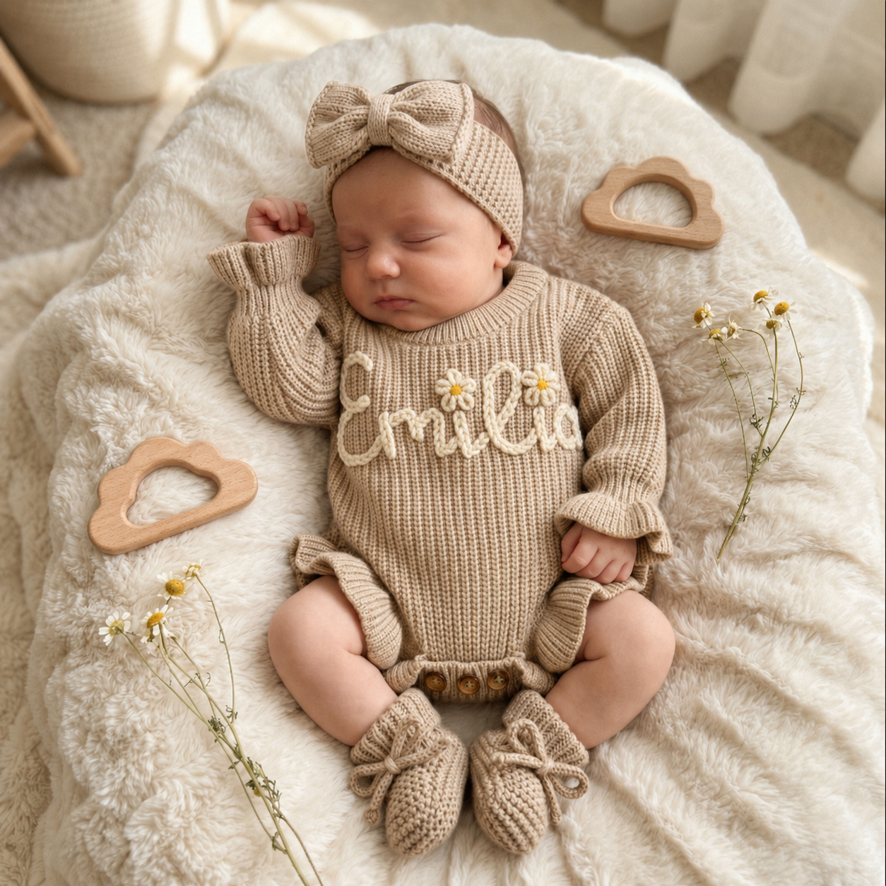 Personalized Baby Romper Newborn Outfit