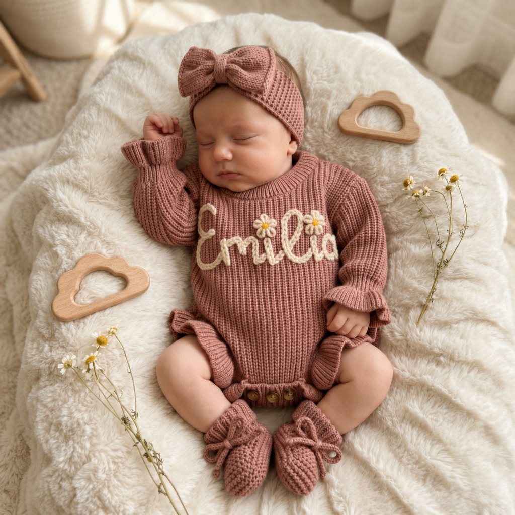 Personalized Baby Romper Newborn Outfit